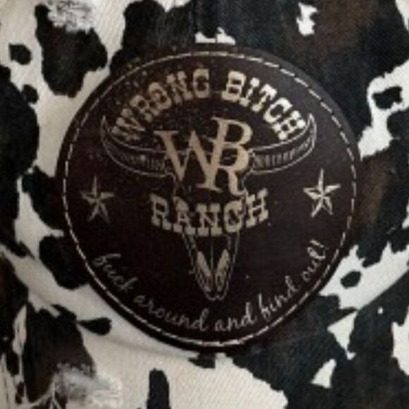 C.C. Exclusives Cowgirl Couture Cattle Ranch Rugged Western Woman's Ballcap - Picture 5 of 5